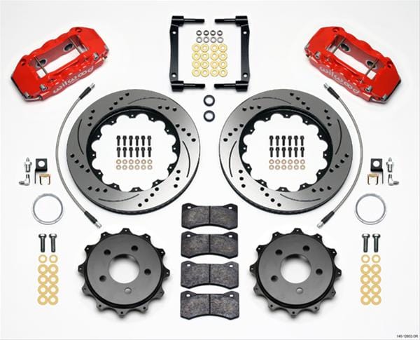 Wilwood Disc Brakes Wilwood AERO4 Big Brake Rear Brake Kits 140-12932-DR Autofit