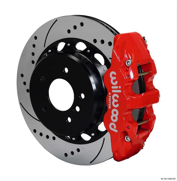 Wilwood Disc Brakes Wilwood AERO4 Big Brake Rear Brake Kits 140-13583-DR Autofit