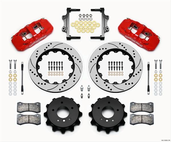 Wilwood Disc Brakes Wilwood AERO4 Big Brake Rear Brake Kits 140-13583-DR Autofit