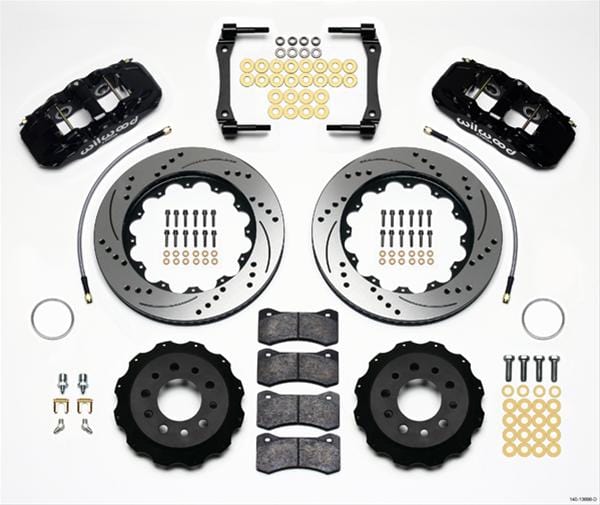 Wilwood Disc Brakes Wilwood AERO4 Big Brake Rear Brake Kits 140-13698-D Autofit