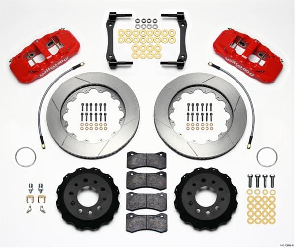Wilwood Disc Brakes Wilwood AERO4 Big Brake Rear Brake Kits 140-13698-R Autofit