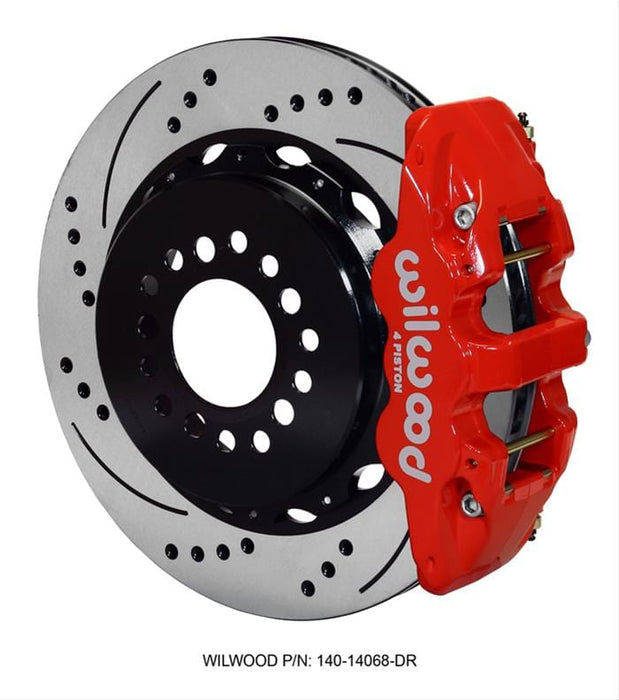 Wilwood Disc Brakes Wilwood AERO4 Big Brake Rear Brake Kits 140-14068-DR Autofit