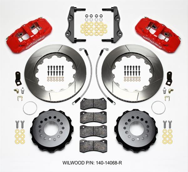 Wilwood Disc Brakes Wilwood AERO4 Big Brake Rear Brake Kits 140-14068-R Autofit