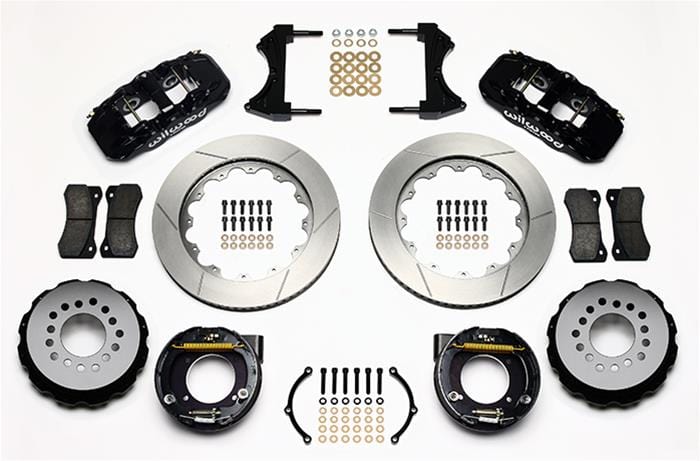 Wilwood Disc Brakes Wilwood AERO4 Big Brake Rear Parking Brake Kits 140-10941 Autofit