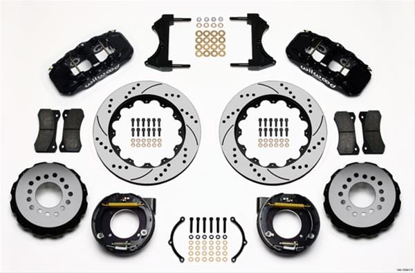 Wilwood Disc Brakes Wilwood AERO4 Big Brake Rear Parking Brake Kits 140-10941-D Autofit