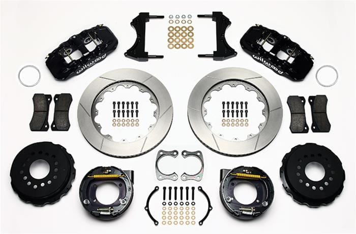 Wilwood Disc Brakes Wilwood AERO4 Big Brake Rear Parking Brake Kits 140-10944 Autofit