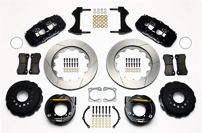 Wilwood Disc Brakes Wilwood AERO4 Big Brake Rear Parking Brake Kits 140-10945 Autofit