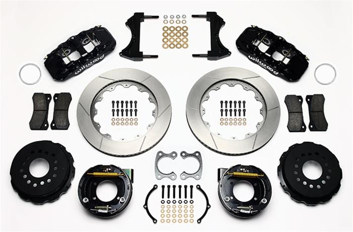 Wilwood Disc Brakes Wilwood AERO4 Big Brake Rear Parking Brake Kits 140-10946 Autofit