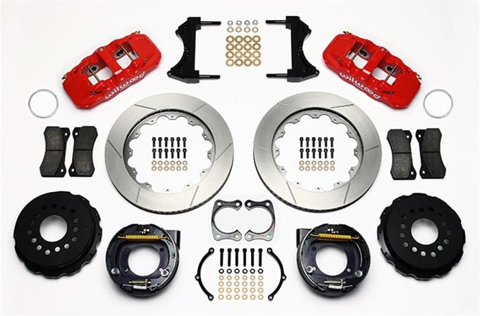 Wilwood Disc Brakes Wilwood AERO4 Big Brake Rear Parking Brake Kits 140-10948-R Autofit
