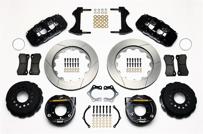 Wilwood Disc Brakes Wilwood AERO4 Big Brake Rear Parking Brake Kits 140-10951 Autofit