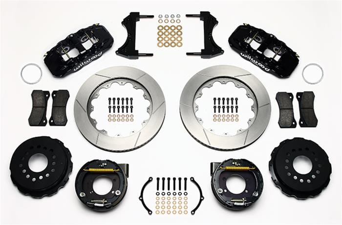 Wilwood Disc Brakes Wilwood AERO4 Big Brake Rear Parking Brake Kits 140-10952 Autofit