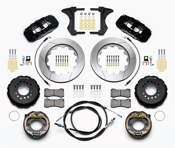 Wilwood Disc Brakes Wilwood AERO4 Big Brake Rear Parking Brake Kits 140-13686 Autofit