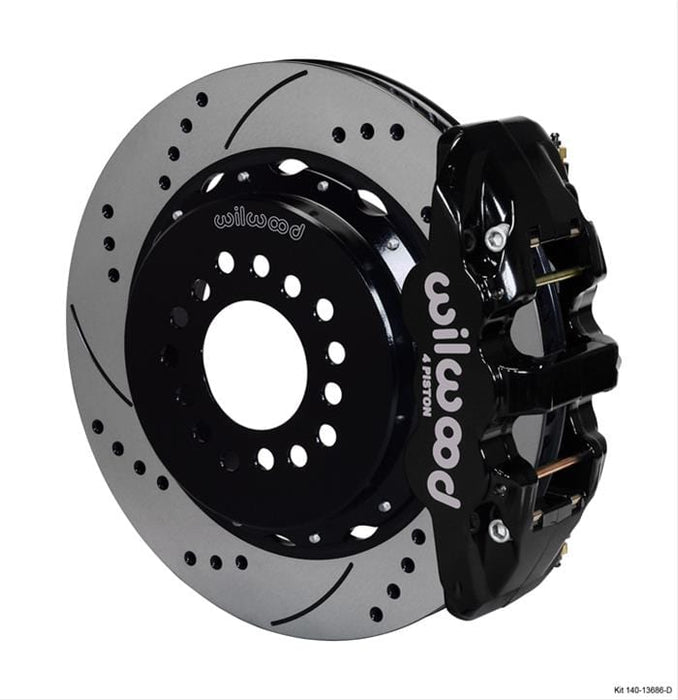 Wilwood Disc Brakes Wilwood AERO4 Big Brake Rear Parking Brake Kits 140-13686-D Autofit