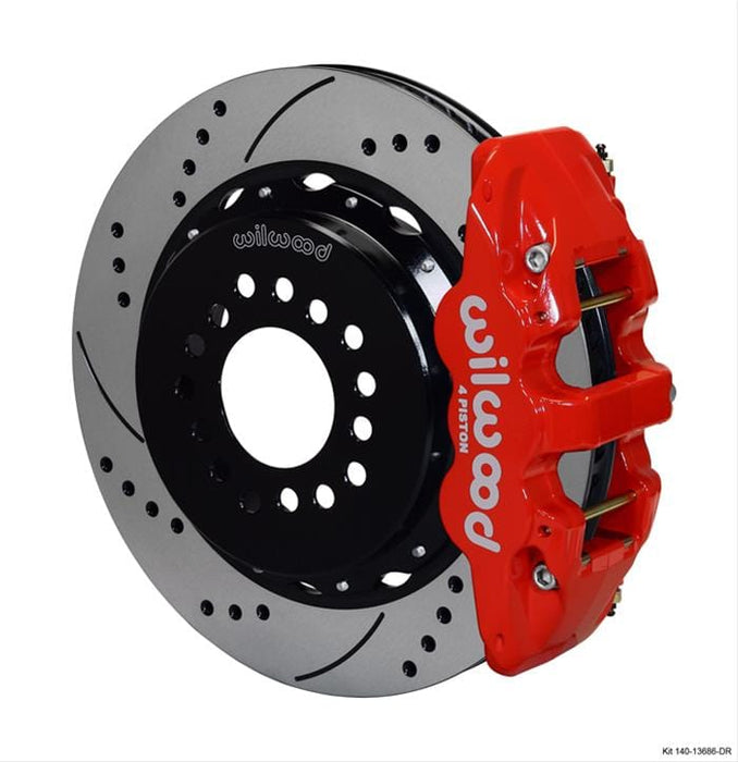 Wilwood Disc Brakes Wilwood AERO4 Big Brake Rear Parking Brake Kits 140-13686-DR Autofit