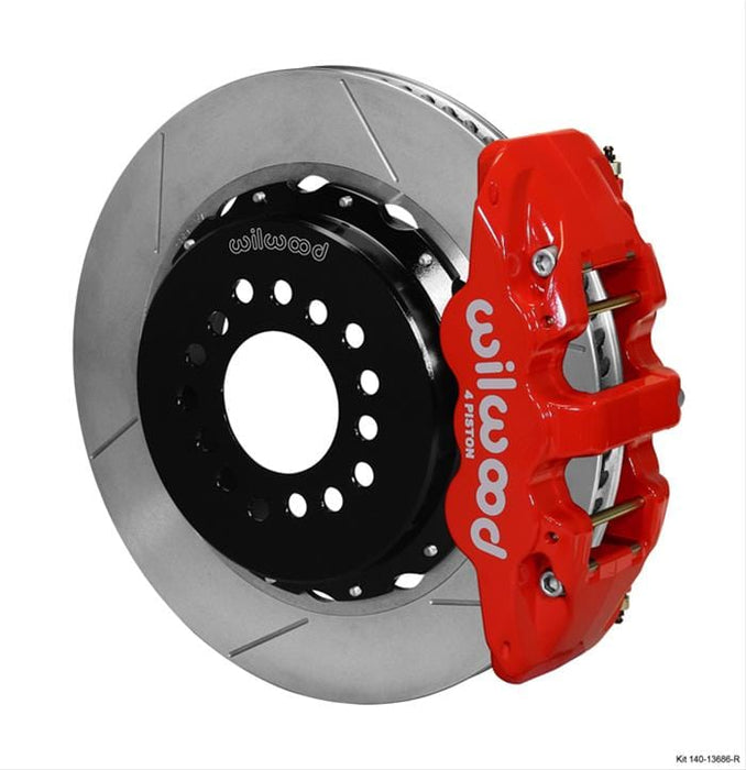 Wilwood Disc Brakes Wilwood AERO4 Big Brake Rear Parking Brake Kits 140-13686-R Autofit