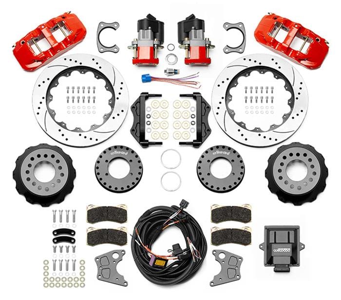 Wilwood Disc Brakes Wilwood AERO4 Big Brake Rear Parking Brake Kits 140-16175-DR Autofit