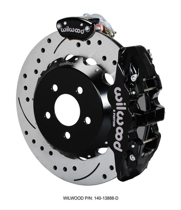 Wilwood Disc Brakes Wilwood AERO4-MC4 Big Brake Rear Parking Brake Kits 140-13888-D Autofit