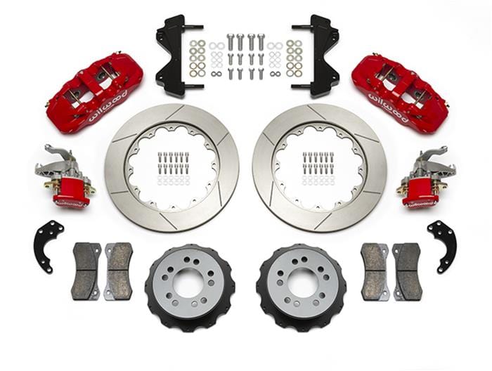 Wilwood Disc Brakes Wilwood AERO4-MC4 Big Brake Rear Parking Brake Kits 140-14263-R Autofit