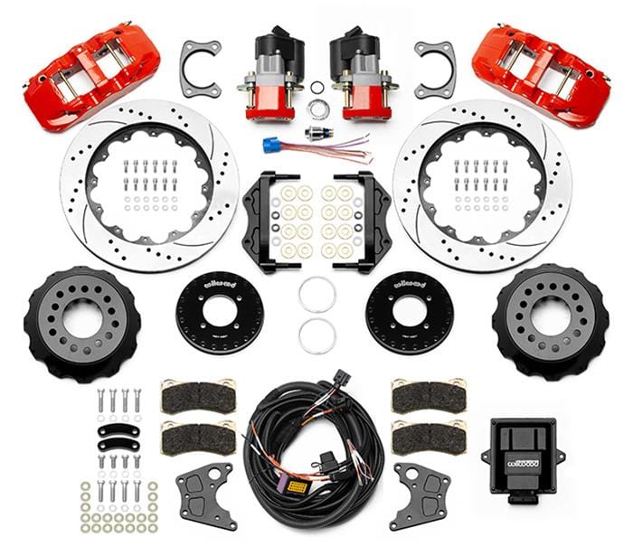 Wilwood Disc Brakes Wilwood AERO4 Rear Electronic Parking Brake Kits 140-16167-DR Autofit