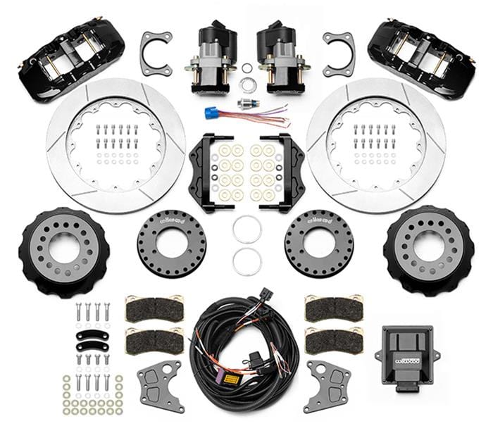 Wilwood Disc Brakes Wilwood AERO4 Rear Electronic Parking Brake Kits 140-16176 Autofit