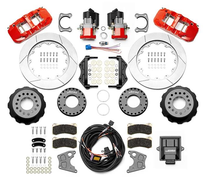 Wilwood Disc Brakes Wilwood AERO4 Rear Electronic Parking Brake Kits 140-16176-R Autofit