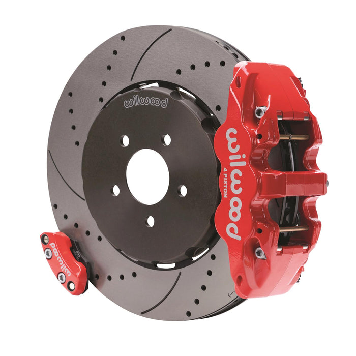 Wilwood Disc Brakes Wilwood AERO4 Rear Electronic Parking Brake Kits 140-17009-DR Autofit