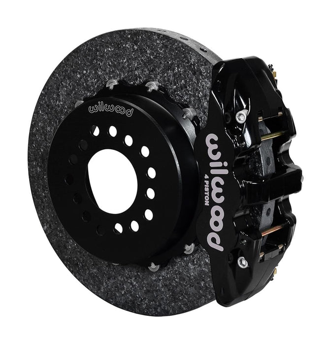 Wilwood Disc Brakes Wilwood AERO4 WCCB Carbon-Ceramic Big Brake Rear Parking Brake Kits 140-12757-CSIC Autofit