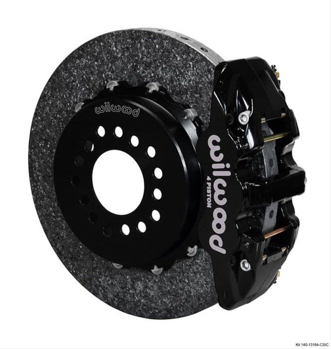 Wilwood Disc Brakes Wilwood AERO4 WCCB Carbon-Ceramic Big Brake Rear Parking Brake Kits 140-13164-CSIC Autofit