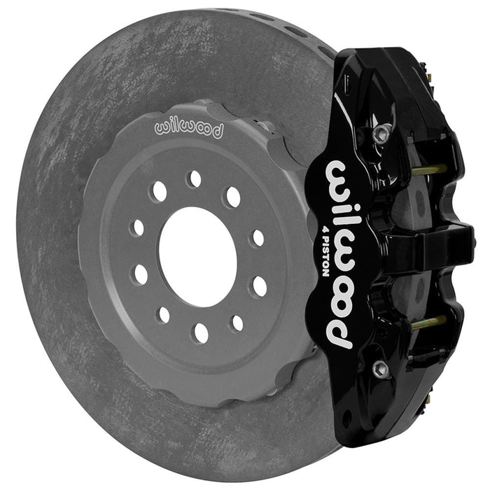 Wilwood Disc Brakes Wilwood AERO4 WCCB Carbon-Ceramic Big Brake Rear Parking Brake Kits 140-14650-CSIC Autofit