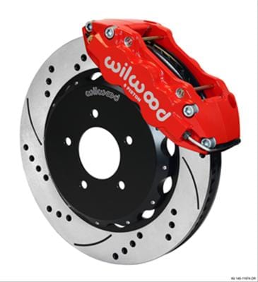 Wilwood Disc Brakes Wilwood AERO6 Big Brake Front Brake Kits 140-11974-DR Autofit