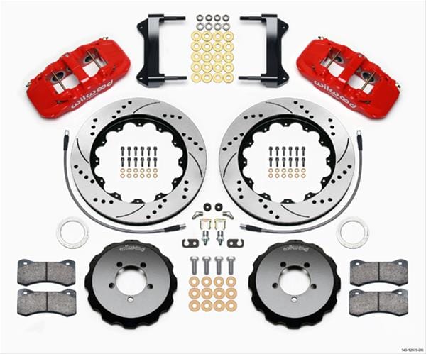 Wilwood Disc Brakes Wilwood AERO6 Big Brake Front Brake Kits 140-12876-DR Autofit