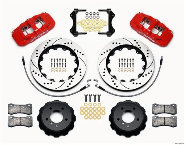 Wilwood Disc Brakes Wilwood AERO6 Big Brake Front Brake Kits 140-13582-DR Autofit