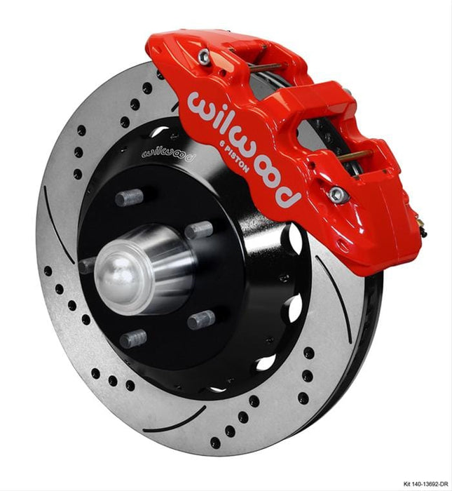 Wilwood Disc Brakes Wilwood AERO6 Big Brake Front Brake Kits 140-13692-DR Autofit