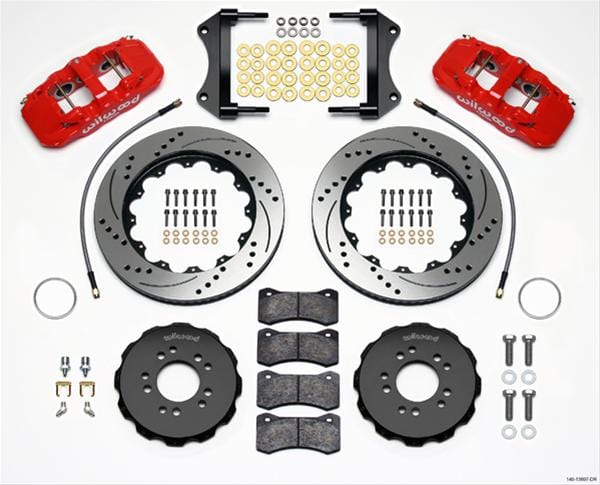 Wilwood Disc Brakes Wilwood AERO6 Big Brake Front Brake Kits 140-13697-DR Autofit