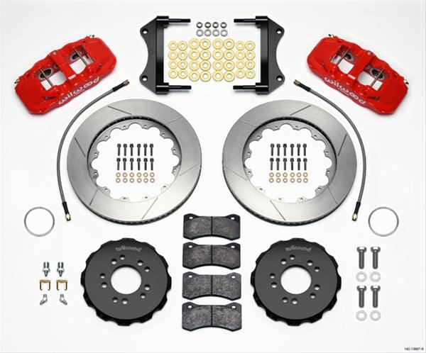 Wilwood Disc Brakes Wilwood AERO6 Big Brake Front Brake Kits 140-13697-R Autofit