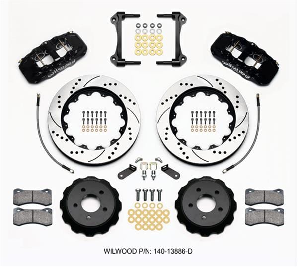 Wilwood Disc Brakes Wilwood AERO6 Big Brake Front Brake Kits 140-13886-D Autofit