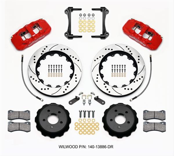 Wilwood Disc Brakes Wilwood AERO6 Big Brake Front Brake Kits 140-13886-DR Autofit