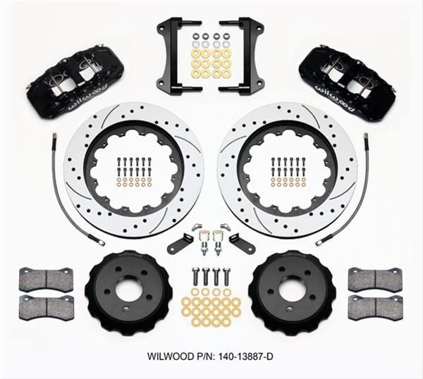 Wilwood Disc Brakes Wilwood AERO6 Big Brake Front Brake Kits 140-13887-D Autofit