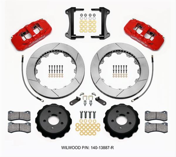 Wilwood Disc Brakes Wilwood AERO6 Big Brake Front Brake Kits 140-13887-R Autofit
