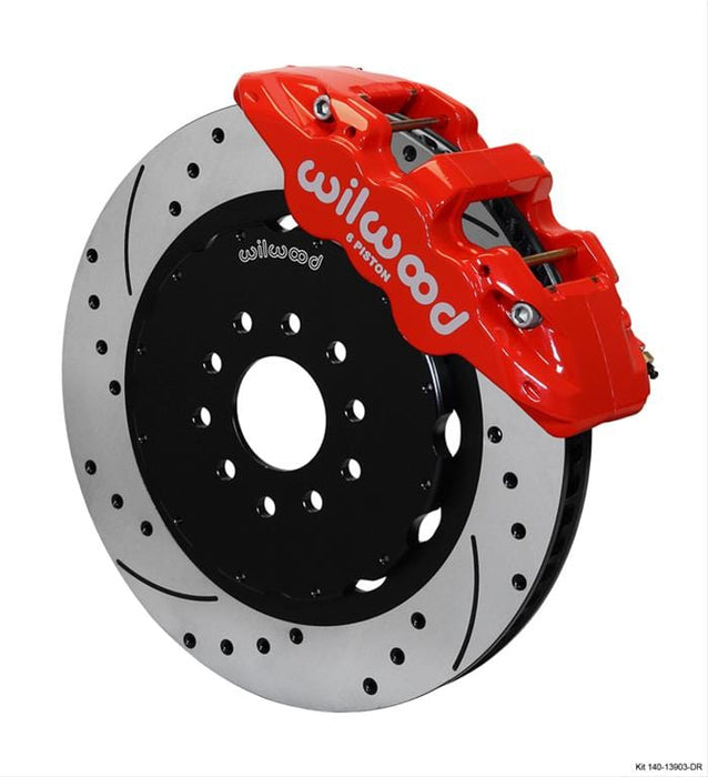 Wilwood Disc Brakes Wilwood AERO6 Big Brake Front Brake Kits 140-13903-DR Autofit
