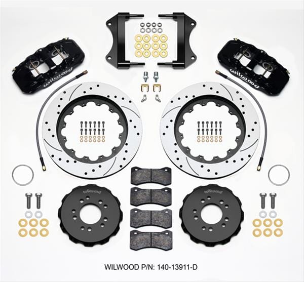 Wilwood Disc Brakes Wilwood AERO6 Big Brake Front Brake Kits 140-13911-D Autofit