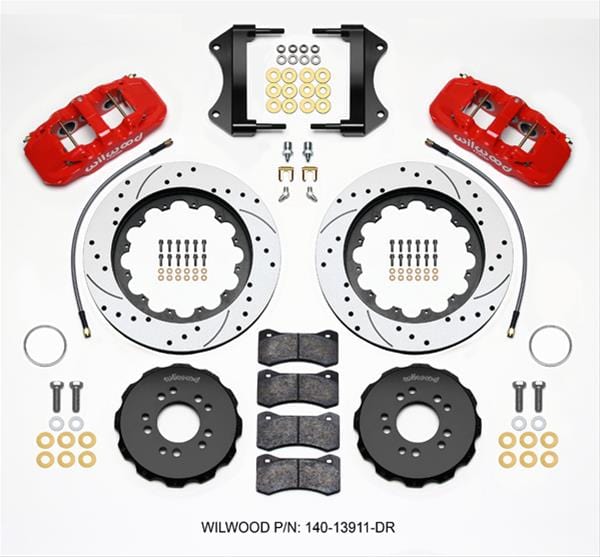 Wilwood Disc Brakes Wilwood AERO6 Big Brake Front Brake Kits 140-13911-DR Autofit
