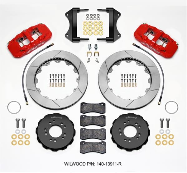 Wilwood Disc Brakes Wilwood AERO6 Big Brake Front Brake Kits 140-13911-R Autofit