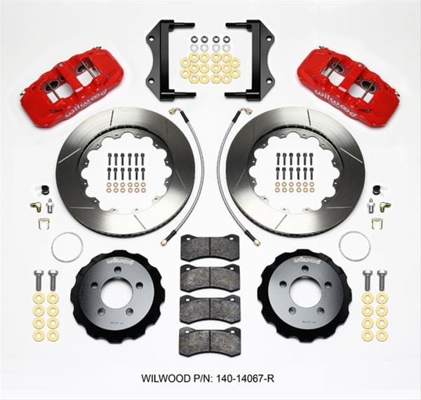 Wilwood Disc Brakes Wilwood AERO6 Big Brake Front Brake Kits 140-14067-R Autofit