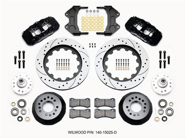 Wilwood Disc Brakes Wilwood AERO6 Big Brake Front Brake Kits 140-15025-D Autofit