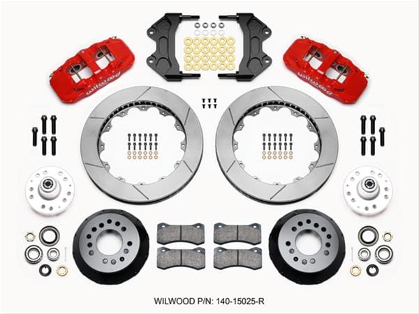 Wilwood Disc Brakes Wilwood AERO6 Big Brake Front Brake Kits 140-15025-R Autofit