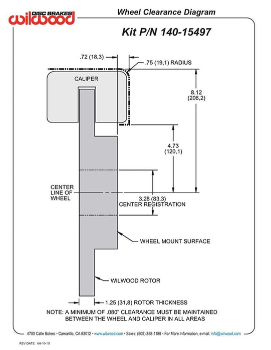 Wilwood Disc Brakes Wilwood AERO6 Big Brake Front Brake Kits 140-15497-R Autofit