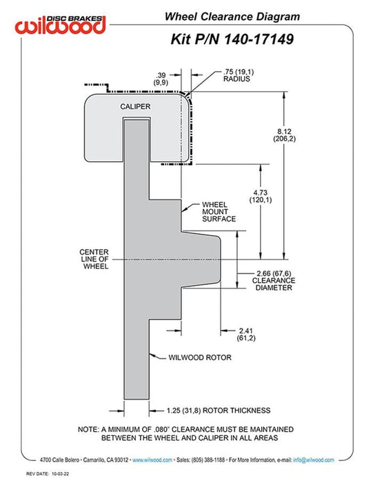 Wilwood Disc Brakes Wilwood AERO6 Big Brake Front Brake Kits 140-17149-R Autofit
