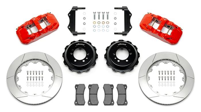 Wilwood Disc Brakes Wilwood AERO6 Big Brake Rear Brake Kits for OE Parking Brakes 140-15498-R Autofit