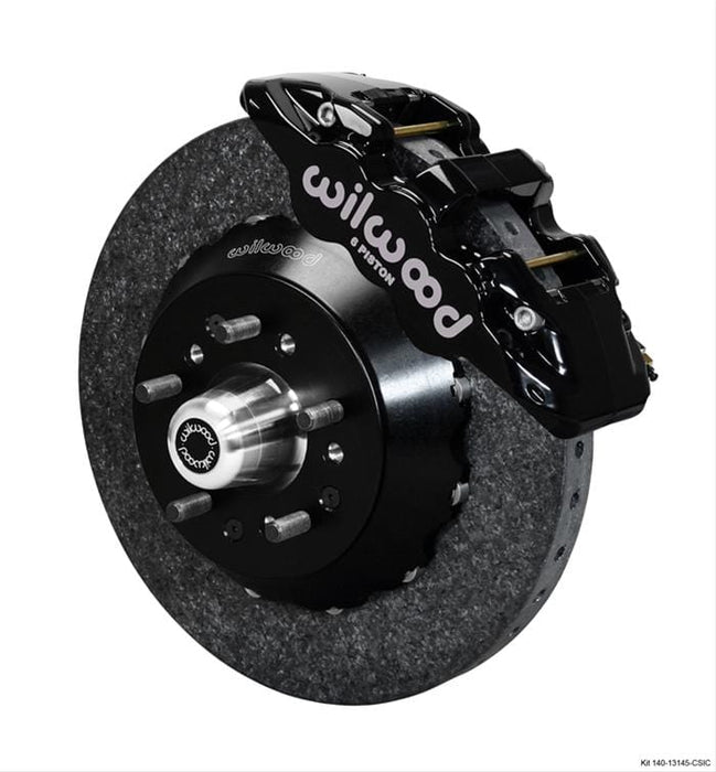 Wilwood Disc Brakes Wilwood AERO6 Carbon Ceramic Big Brake Kits 140-13145-CSIC Autofit